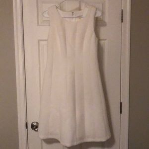 Sleeveless White Dress
